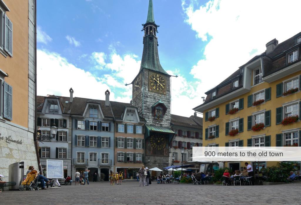 Baren Self Check-In Hotel Solothurn Exterior foto